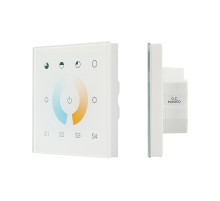 Arlight INTELLIGENT ARLIGHT Сенсорная панель DALI-901-11-1G-4SC-MIX-DT8-IN White (BUS/230V) (INTELLIGENT IP20 Пластик, 3 года).