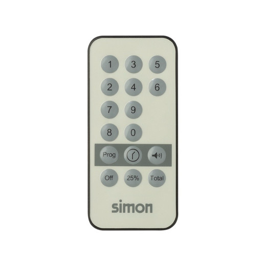 Simon 75 Мех Светло-серый ИК-пульт дистанционного управления, S27,82,82N,88