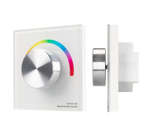 Arlight Панель SMART-P5-RGB-G-IN White (3V, Rotary, 2.4G) (IP20 Пластик, 5 лет)