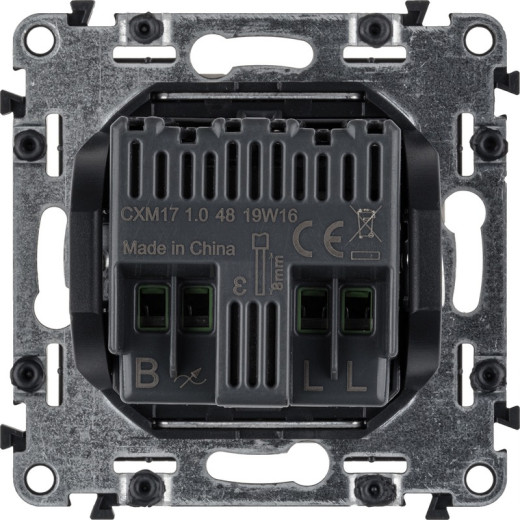 Legrand Valena LIFE DIY Сл.кость Светорегулятор поворотный универ. 300Вт без нейтрали