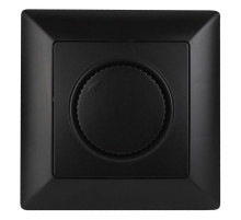 Intro 4-401-05 Светорегулятор поворотный, 600Вт 230В, СУ, Solo, антрацит (10/100/2400)