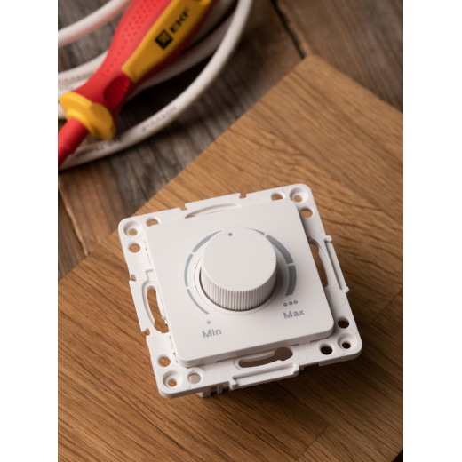 EKF PROxima Стокгольм Белый Светорегулятор, 600W, 220В