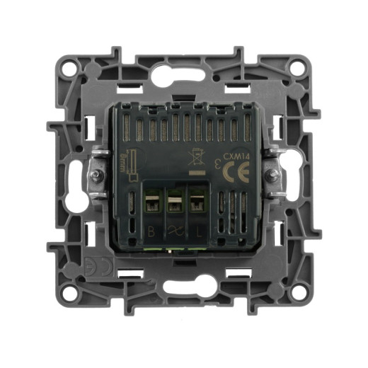 Legrand Etika Антрацит Светорегулятор нажимной, 400Вт