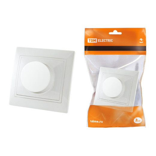 TDM Светорегулятор поворотный RL 600 Вт белый 