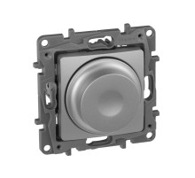 Legrand Etika Алюминимй Светорегулятор поворотный, 300Вт, без нейтрали