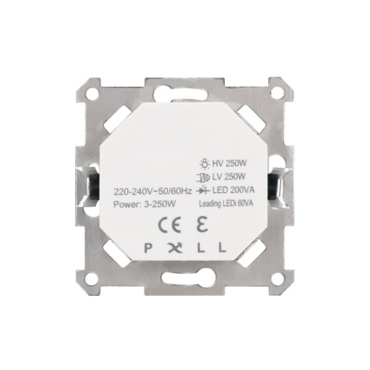 Arlight INTELLIGENT ARLIGHT Роторная панель TRIAC-601-33-DIM-PD-IN (230V, 1x1A, Механизм) (IARL, IP20 Металл, 3 года)