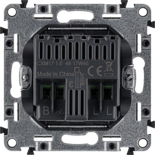 Legrand Valena ALLURE DIY Бел Светорегулятор поворотный, 300Вт, универсальный, без нейтрали