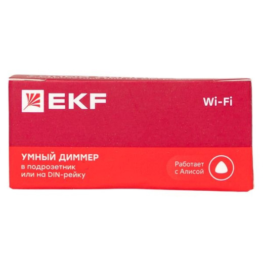 EKF Connect Умный диммер в подрозетник 1-канальный Wi-Fi