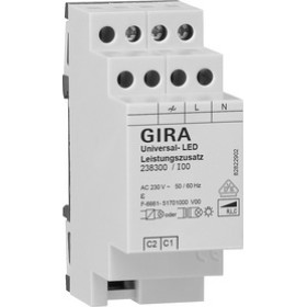 Gira Вставка универcального LED светорегулятора c доп. мощностью REG System 3000