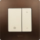 Legrand Etika Слоновая кость Светорегулятор нажимной, 400Вт