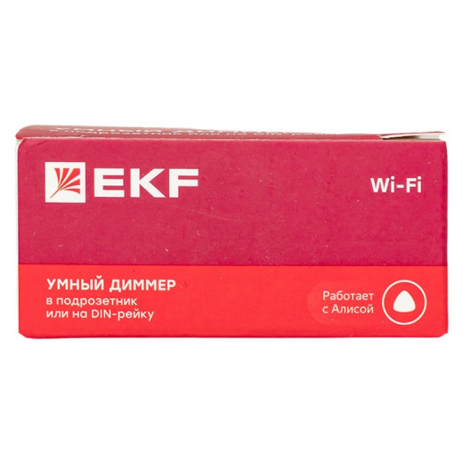 EKF Connect Умный диммер в подрозетник 2-канальный Wi-Fi