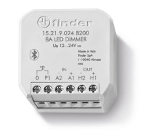 Finder Электронный диммер; для ленты LED, ШИМ 8А; питание 12...24В DC; монтаж в коробке; степень защиты IP20; BLE- Yesly