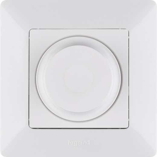 Legrand Valena LIFE DIY Бел Светорегулятор поворотный универ. 300Вт без нейтрали