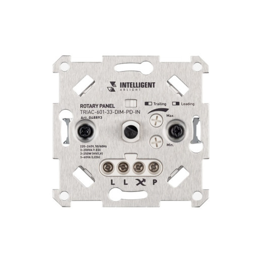 Arlight INTELLIGENT ARLIGHT Роторная панель TRIAC-601-33-DIM-PD-IN (230V, 1x1A, Механизм) (IARL, IP20 Металл, 3 года)
