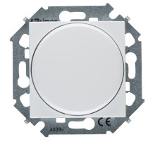 Simon 15 Белый Светорегулятор поворотно-нажимной электронн. для регулируемых устройств 1-10В, 230В