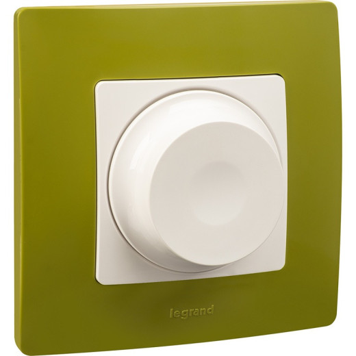 Legrand Etika Белый Светорегулятор поворотный, 300Вт, без нейтрали