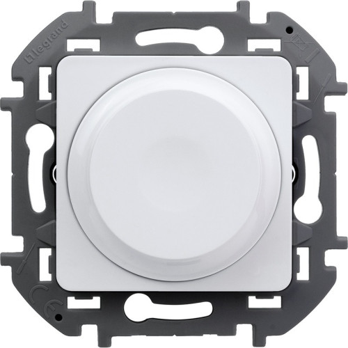 Legrand/Daccord INSPIRIA Белый Светорегулятор поворотный без нейтрали 300Вт