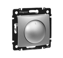 Legrand Valena Алюминий Светорегулятор поворотный 40-400W для ламп накаливания (вкл поворотом)