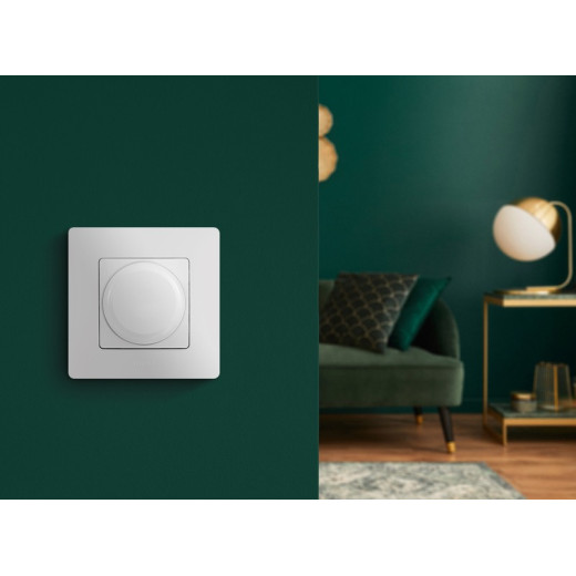 Legrand Etika Белый Светорегулятор поворотный, 300Вт, без нейтрали