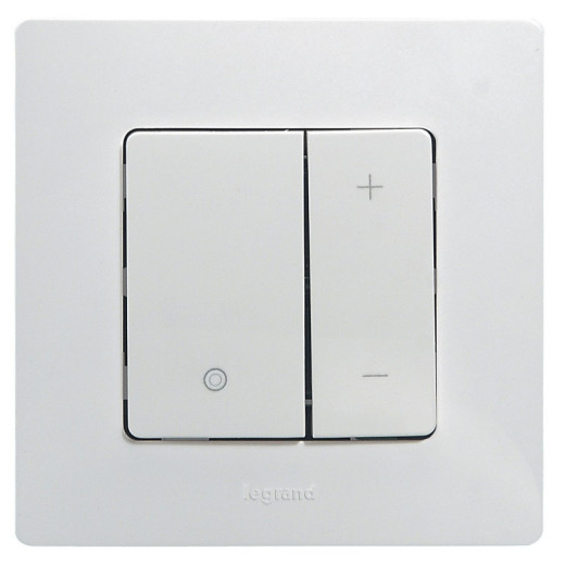 Legrand Etika Алюминий Светорегулятор нажимной, 400Вт