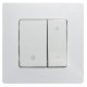 Legrand Etika Алюминий Светорегулятор нажимной, 400Вт