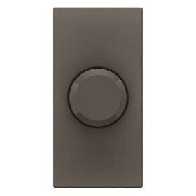 ABB Механизм электронного поворотного светорегулятора для регулируемых LEDi ламп, 2-100 Вт, 1-модульный, серия Zenit, цвет антрацит