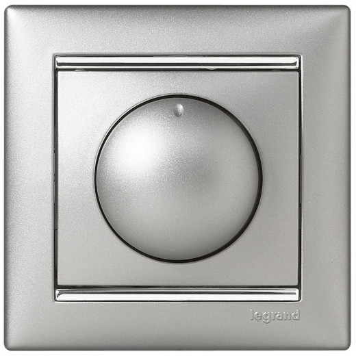 Legrand Valena Алюминий Светорегулятор поворотный 40-400W для ламп накаливания (вкл поворотом)