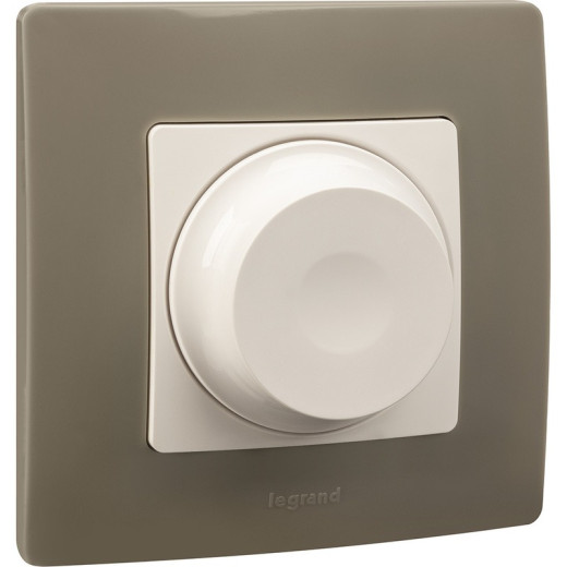 Legrand Etika Белый Светорегулятор поворотный, 300Вт, без нейтрали