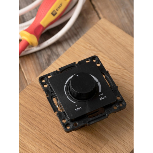 EKF PROxima Стокгольм Черный Светорегулятор, 600W, 220В