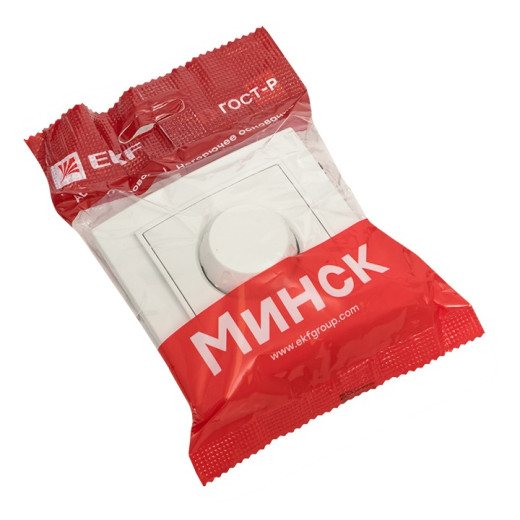 EKF Basic Минск Белый Светорегулятор, 600W, 220В, СП