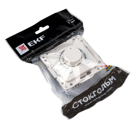 EKF PROxima Стокгольм Белый Светорегулятор, 600W, 220В