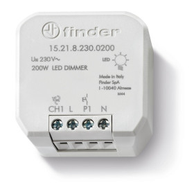 Finder Электронный диммер; LED 200Вт; питание 120В АC; монтаж в коробке; степень защиты IP20