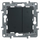 Legrand Etika Антрацит Светорегулятор нажимной, 400Вт