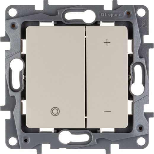 Legrand Etika Слоновая кость Светорегулятор нажимной, 400Вт