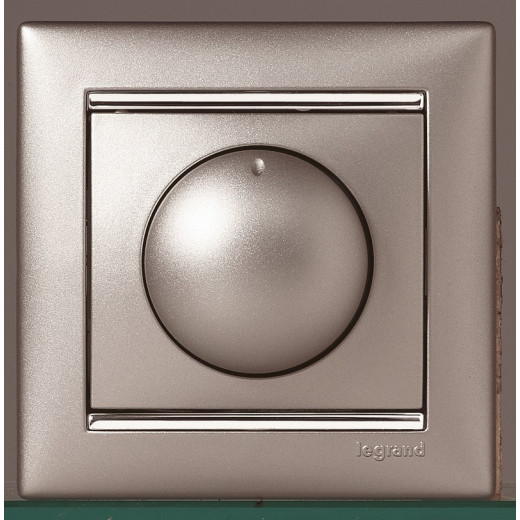 Legrand Valena Алюминий Светорегулятор поворотный 40-400W для ламп накаливания (вкл поворотом)