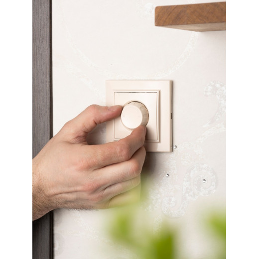 EKF Basic Минск Бежевый Светорегулятор, 600W, 220В, СП