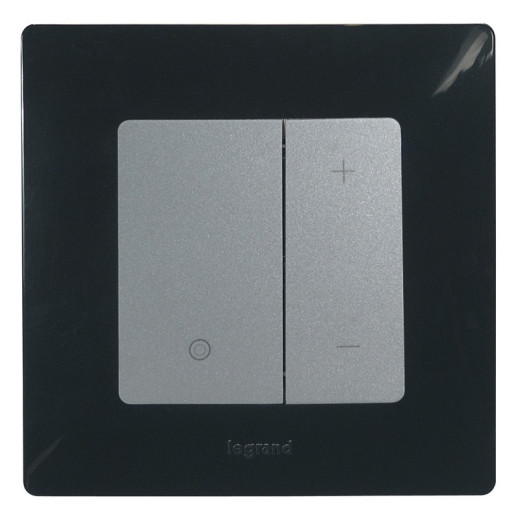 Legrand Etika Алюминий Светорегулятор нажимной, 400Вт