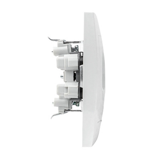 EKF PROxima Валенсия розетка 2-местная б/з 10А белая с защ. штор.