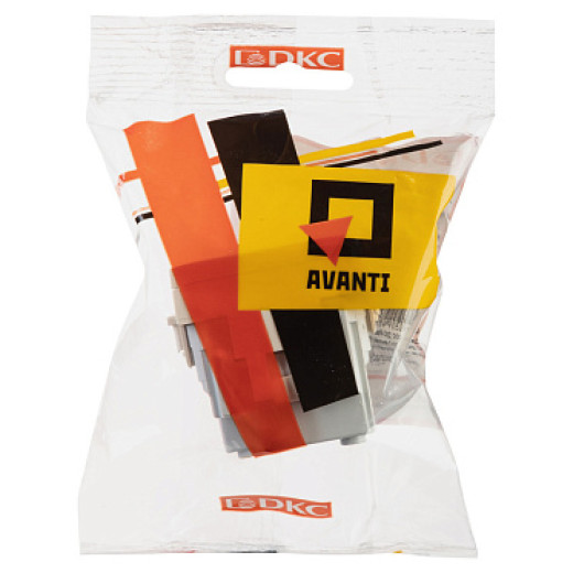 DKC Avanti Розетка с крышкой модульная, 2P+E, с з/ш, 