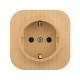 Legrand Quteo Сосна Розетка с/з