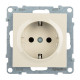 Legrand/Daccord SUNO Слоновая кость Розетка 2К+З 16А 250В.Винтовые зажимы.