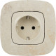 Legrand Valena ALLURE DIY Сл.кость Розетка 1-ая с/з, безвинт.зажим