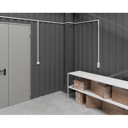 Legrand Quteo IP 20 Белый Розеточный блок с предварительным подключением 3 x 2К+З с защитными шторками - 16 A - 250 В~