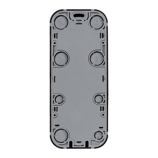 Legrand Quteo IP20 Чёрный матовый Розеточный блок тройной с заземлением с предварительным подключением со шторками 16А 250В винтовые зажимы накладной