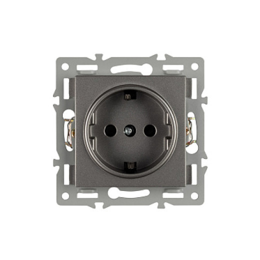 Arlight Механизм электрической розетки SCT-MEU1-PL-GR (250V, 16A) (-)