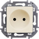Legrand/Daccord INSPIRIA Слоновая кость Розетка 2К - 16 А - 250 В