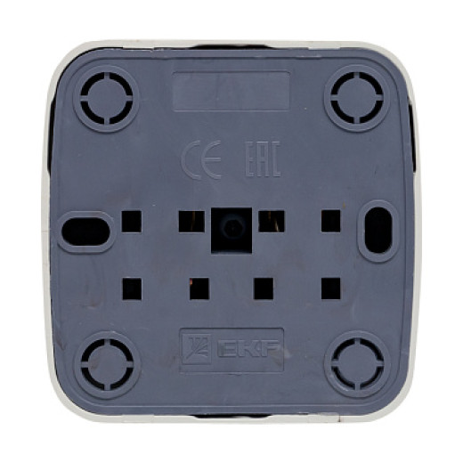 EKF Basic Минск Белый Розетка б/з, 10А, ОП