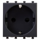 DKC Avanti Розетка модульная, 2P+E, с з/ш, 