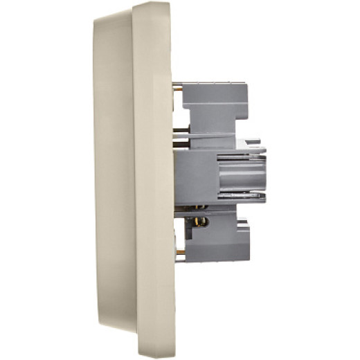 Legrand/Daccord INSPIRIA Слоновая кость Розетка 2 x 2К+З - немецкий стандарт - 16 А - 250 В