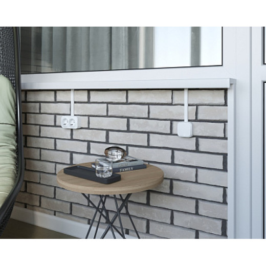 Legrand Quteo IP 20 Белый  Розеточный блок с предварительным подключением 2 x 2К+З без шторок - 16 A - 250 В~